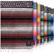 Hydration Nation Handcrafted Large Mexican Blankets, Artisanal Handwoven Serape Blanket Authentic Falsa Blanket Beach Blanket Camping Blanket Picnic Blanket Outdoor Blanket Boho Throw Blankets Cherry