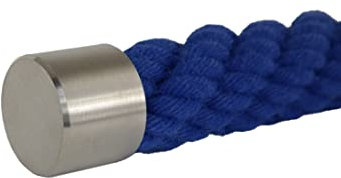 Gepotex Tapa para pasamanos de 40 mm, acero inoxidable V2A