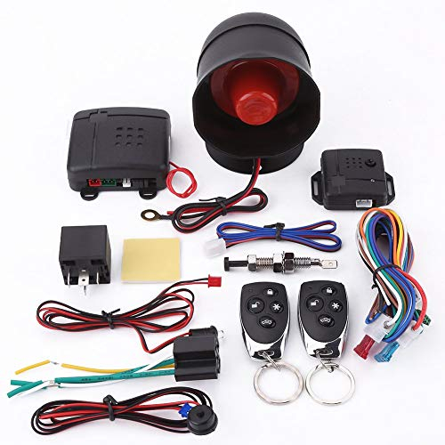 Vehicle Security System with 2 Remote Controls Car Alarm Security System Keyless Entry Car Alarm Universal Burglar Alarm