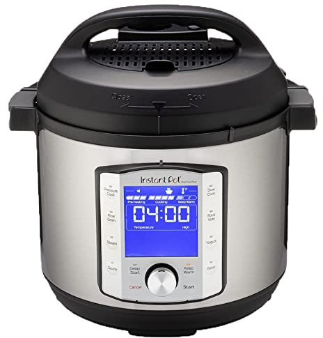Instant Pot DUO EVO PLUS - Pentola elettrica a pressione da 7,6 l, 10 funzioni in 1: sterilizzatore, bollitore per riso, cottura a vapore, auté