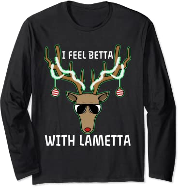 I feel Betta with Lametta Langarmshirt