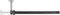 M-Wave Scrax B-12 148 QR Steckachse mit Hebel, Schwarz, 148 mm