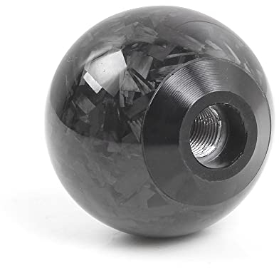 muge racing Pomo de cambio (esfera de fibra de carbono, negro)