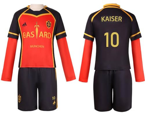 Erwachsene Isagi Yoich Cosplay Kostüm für Herren Cosplay Deutschland Fußball Trikot Casual Sportswear Halloween Outfit