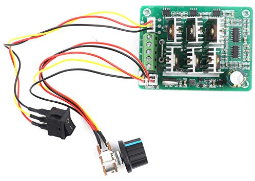LiebeWH Bürstenloser Motorregler DC 5V-36V, 15A Schutzstrom | Potentiometer Stufenlos, CW/CCW Richtungswechsel, Tragbares Modul, Für Bastelprojekte