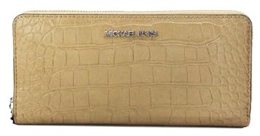 Michael Kors Jet Set Travel Large Continental Wristlet (Camel), CAMEL, One size