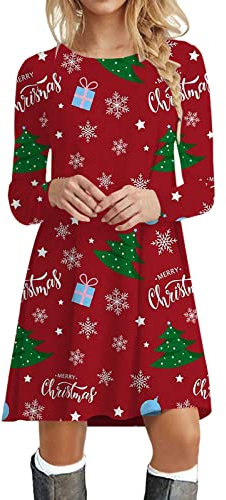 Cocila Abito Colore Rosa Antico Vestiti da Discoteca Ragazza Vestito Donna Aderente Elasticizzato Vestito Bianco con Fiori Gonna Lunga A Fiori Estiva Abito Colore Rosa Antico (Red, L)