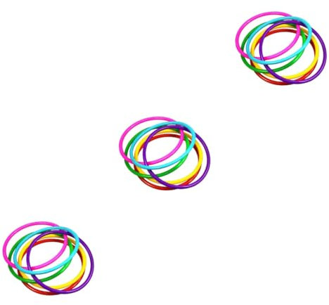 SAFIGLE 72 STK Spielzeug für Kinder kinderspielzeug Kinder mitgebsel Kindergeburtstag Security Motor beemysafe Spielzeuge Wurfringe für Karneval Kinder werfen Ringe deutlich Zwinge