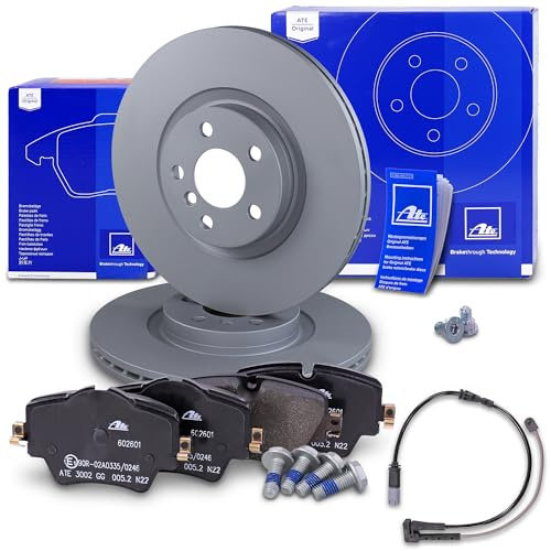 ATE Bremsenset Vorderachse inkl. Bremsscheiben vorne Ø 330 mm belüftet und | Kompatibel mit: BMW 1, 2 Active Tourer, 2 Gran Coupe, 2 Gran Tourer, 2 Gran Tourer Van, X1, X1 Van, X2, MINI COUNTRYMAN