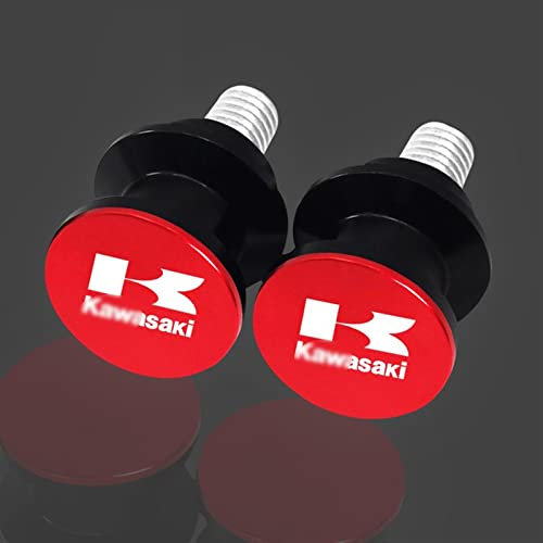 AFGIFT Motorrad Sturzpads Für Kawasaki Z900/RS Z650/RS Z800 Z1000 Z1000SX ZX6R ZX10R ZX25R Motorrad Schwinge Slider Spool Slider Schrauben 8M 10M (Farbe : Red, Size : 10mm)