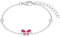 Prinzessin Lillifee Armband 925 Sterling Silber Mädchen Kinder Armschmuck, mit Zirkonia synth., 12+3 cm, Silber, Schmetterling, Kommt in Schmuck Geschenk Box, 2037949