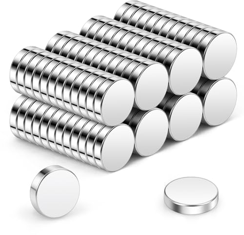 Wukong N45 Mini Neodym Magnete, 5x1mm | 100 Stück Magnete Klein Aber Stark für Kühlschrank, Büro, 3D Drucker, Modell und DIY-Projekt