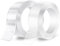 SANLI TAPE Doppelseitiges Klebeband Extra Stark Nano Klebebänder Transparent Ablösbar Klebestreifen Spurloses Wiederverwendbares Klebeband für Teppich, Fotorahmen, Küche (1mmx3cmx6m & 2mmx3cmx3m)