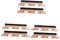 BESTonZON 6 Pcs 5 Strings Banjo Bridge Banjo Ukulele Bridge Rosewood Banjo Mandolin Bridge Banjo Parts Ha05 Banjo Rosewood and Maple Bridge Ukulele Bridge Banjo Guitar Bridge Bamboo