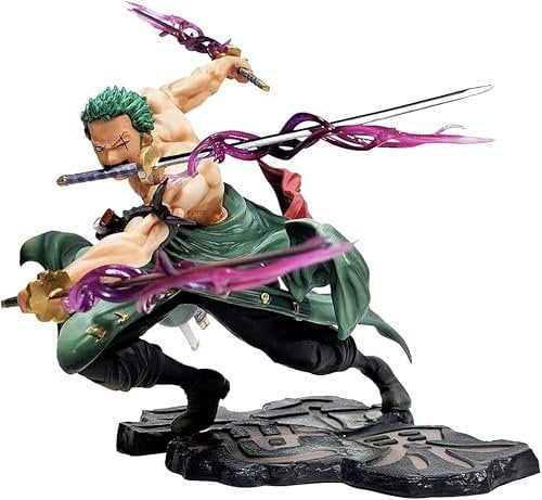 FISAPBXC OnePiece Figure, Action Figures, Z-oro Character Model Statue Figure, PVC Collectibles Toys, Ornaments Toy Figures, Creative Decoration Gift for Kids Party Supplies