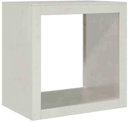 vidaXL Brennholzregal, Kaminholzregal mit Stauraum, Holzregal Holzlager für Brennholz, Außen Feuerholzregal Kaminholzständer, Edelstahl