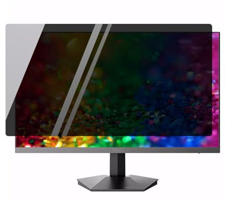 vnrutkou 13-32 inch Computer Privacy Screen Aspect Ratio Widescreen Monitor, Anti-Blue Light Monitor Privacy Screen Fliter, Security Shield Filter, Privacy Shield (16in(354 * 200mm))