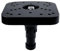 WOURRD 360 Degree Rotation Fish Finder Holder Kayak Fishfinder Mounting Plate Fish Finder Mount Base Mount Fish Finder Bracket