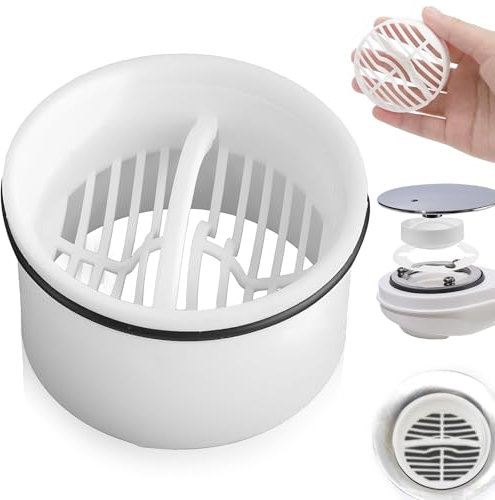 Haarfänger Dusche, Abflusssieb Dusche Haarfilter Duschablauf Siebeinsatz Kompatibel Ablaufgarnitur 6960, 6963, 6961, 6962 Haarsieb Ersatz Tauchrohr für Waschbecken Badezimmer