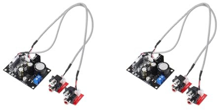 Umsoxhy 2X NE5532 Vinyl Record Player Preamplifier mm Phono Player Board Phonograph Amplifier Preamp DIY Audio+Lotus Sockets