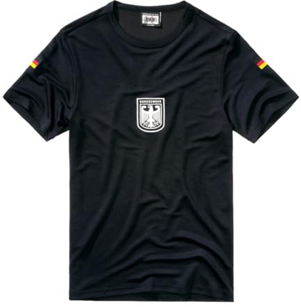 BWuM Bundeswehr Sportshirt mit Flaggen & Adler