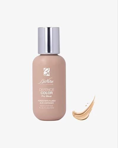 BioNike DEFENCE COLOR Pro Wear fluid foundation 02 CREAM | Hohe Deckkraft, lange Lebensdauer, wasserdicht, LSF 30, empfindliche und allergische Haut