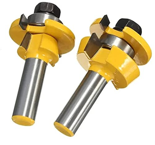Router Bits RB11 Shaker Bevel Rail and Styles Glue Joint Router Bit for Cabinet Door 1/2 Inch Wood Fräser