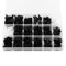 415pcs Auto Befestigung Clips Universal Kunststoff Türverkleidung Klemmer Auto Stoßstangen Clips