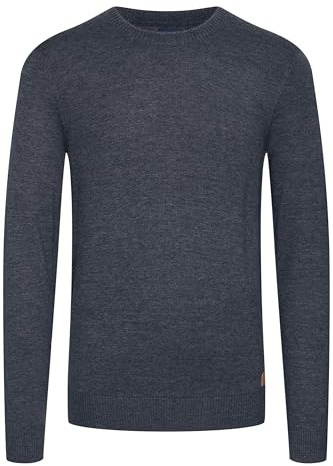 Blend BHLars Herren Strickpullover Feinstrick, 2XL, Ensign Blue (70260)