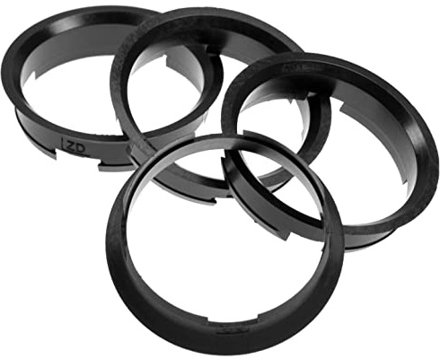 RKC 4X Zentrierringe 63,4 x 60,1 mm schwarz Felgen Ringe Made in Germany
