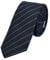 DonDon Herren Krawatte gestreift 6 cm navy