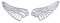 Hergon Flügel Stanzschablone Scrapbooking, Metal Stanzformen Schablone DIY Scrapbooking Prägeschablonen Album Papier Karte Handwerk