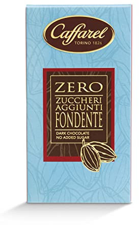 Caffarel Tavoletta Fondente Senza Zucchero, 100g