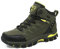 WOWEI Scarpe da Escursionismo Arrampicata Sportive All'aperto Traspiranti Trekking Sneakers da Donna Uomo,8019 Verde,43 EU