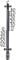 Lantelme Gartenthermometer 35cm und 5 Stück 17cm Set 6 Tlg. Temperaturbereich -30°C bis 50°C | Analog Thermometer für Außen Innen Garten Kunststoff Farbe Schwarz | Innenthermometer Außenthermometer
