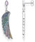 Thomas Sabo Ohrringe Bunter Kolibri Flügel silber, H2103-347-7