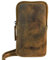 Greenburry Vintage Umhängetasche Braun 11x18x2,5cm