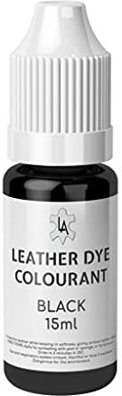 Leather Assist Colour Black Leather Dye for Car Seats & Steering Wheel and Other Leather Parts Repair Paint Fluid Cream (15ml)