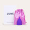 June Menstrual Cup - Soft - Purple and Clear (Purple, Small (Pack of 1))