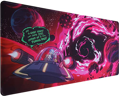 Xcosmic Gaming-Mauspad, 900x400 mm Groß, Anime-Design, XXL Büro-Schreibtischunterlage, Personalisiert für Zuhause und Büro (UK14xNeonrik)