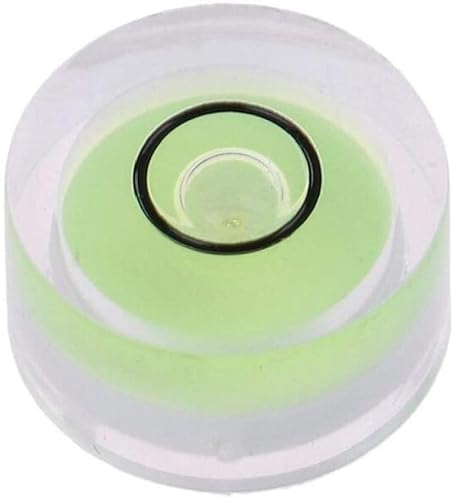 5 Stück kleine Wasserwaage, 1,2 cm Mini-Wasserwaage, Mehrzweck-Wasserwaage zum Aufhängen von Bildern, Stativ, Kameras, Plattenspieler, Bohrer Praktisches Design und langlebig
