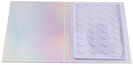 FRCOLOR Wimpernspeicherfall Leerer Wimpernlager Lash- Aufbewahrung Gehäuse Eyelash Organizer Wimpernverpackung Box Falsches Wimpern Leerer Wimpernfall