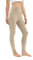Reitleggings Damen Vollbesatz mit Handytasche, High Waist Reithose Damen Mädchen Stretch mit Gürtelschlaufen Khaki M