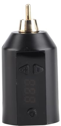 Suministros Para Tatuajes, Fuente De Alimentación Para Tatuajes 3-12V Carga Usb Inalámbrica 1500Mah Interfaz Rca Batería Para Pluma De Tatuaje (Estilo 1)