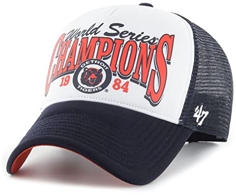 '47 Brand Mesh Trucker Cap - Foam Champ Detroit Tigers