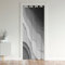 Loussiesd Abstract Ombre Door Curtain Doorway Privacy Ocean Waves Set Decor Gradient Grey Gray White Sea and Beach Tropical Summer Contemporary Closet Door Cover Curtain room 106x203cm 1 Panel