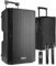 VONYX VSA500 12-Inch Portable PA System with 2 Wireless Microphones, Bluetooth, USB & SC12 Protective Cover – Battery Operated Speaker for Karaoke, Events, Announcements & Presentations