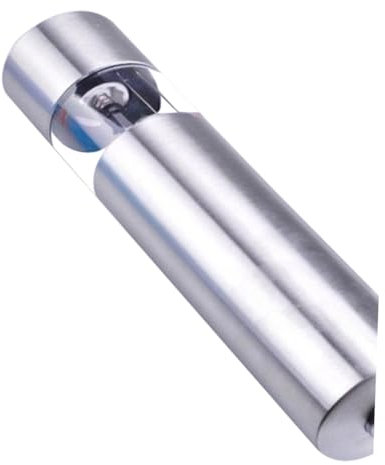 BESTonZON Edelstahl Salz Und Pfeffermühle Elektrisch Mit Keramik-mahlkern Und Acrylfenster Für Küche Oder Party Einfach Zu Bedienen Und Nachzufüllen