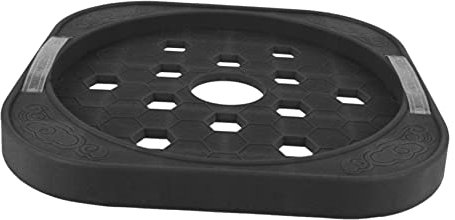 Amosfun Gas Tank Bracket Round Gas Tank Tray Useful Can Tray Scenarios Made of Wheels and Lightweight Material