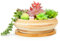 ARTKETTY Macetas para suculentas, maceta grande de bonsái de 18,5 cm con bandeja de drenaje, macetas suculentas poco profundas para plantas de interior, maceta decorativa para cactus